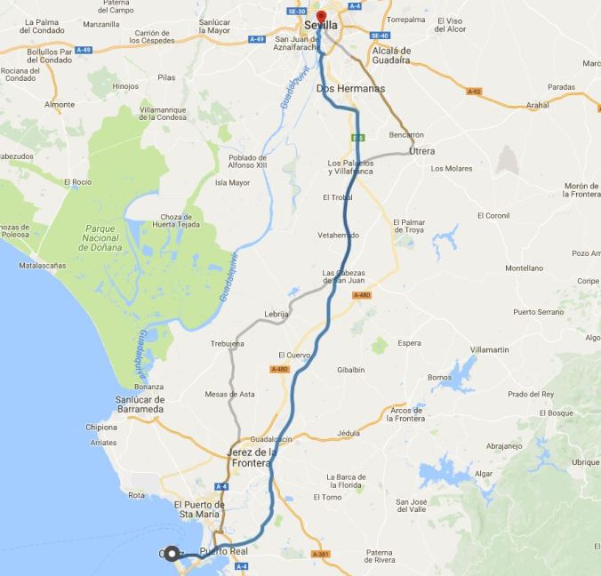 16 juni Cadiz - Sevilla