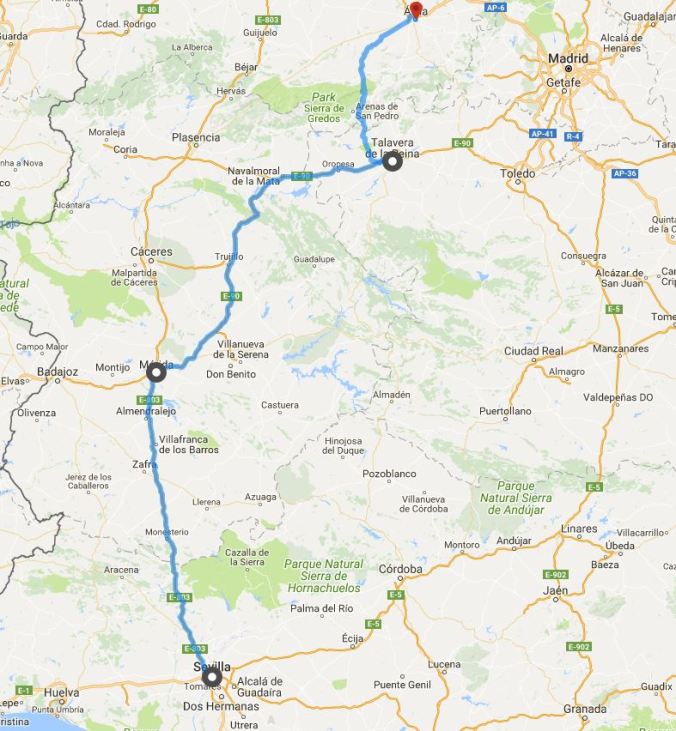 18 juni Sevilla - Avila